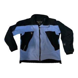 Mountain Hardwear Windstopper Gore Fleece Jacket 2-tone Blue Full zip Size 8 M